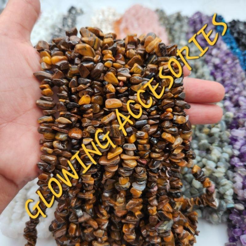 per-kalung MANIK BATU KERIKIL (batu alam kerikil / batu kerikil aksesories) payet jepang payet kebaya perkalung 8