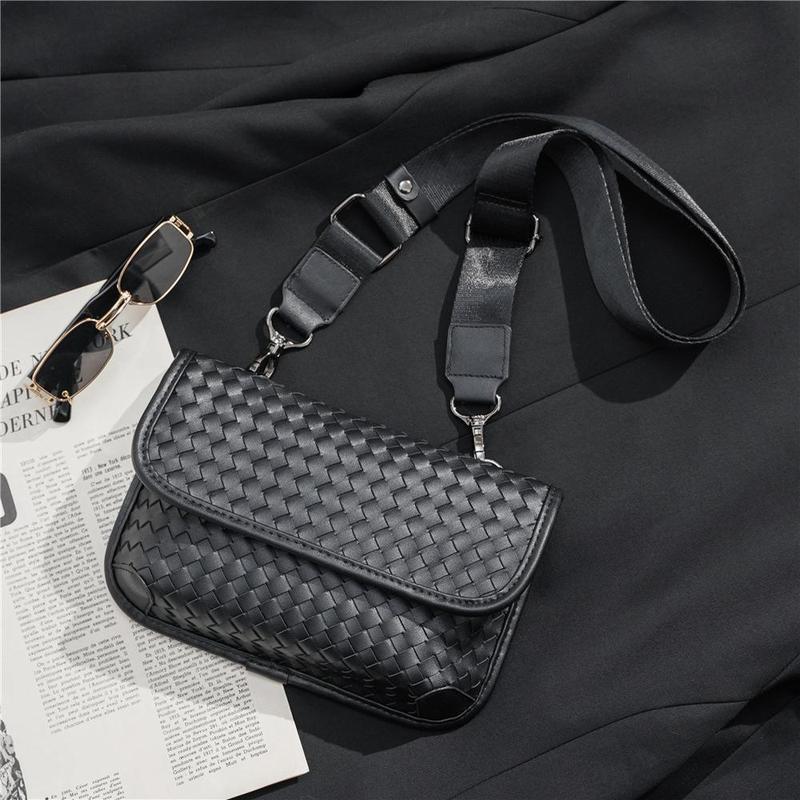 Product Introduction of Japan Fashion Braided Chest Bag Casual Shoulder Bag CrossBody Bag Tiger-head Bag 4
