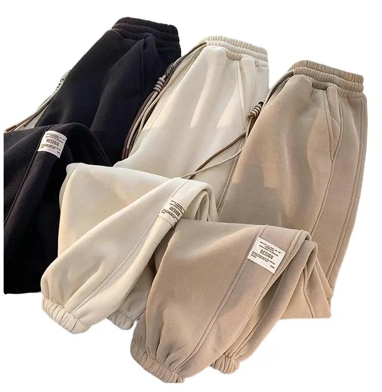 Quần Jogger Nỉ Bông Thu Đông , Quần Dài Bo Gấu Chất Liệu Nỉ Bông Dày Dặn Ấm Áp , Thu Đông 2024 Sport Nam