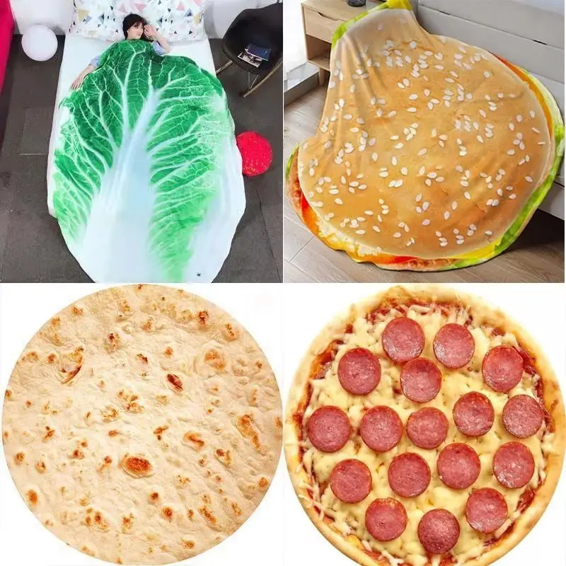 Chăn Pancake Lớn, Chăn Pizza Pancake Vui Nhộn Và Độc Đáo, Lót Lông Cừu, Chăn Điều Hòa Không Khí, Chăn Ngủ Trưa Văn Phòng, Bộ Sưu Tập Năm 2025, Có Thể Hấp Dẫn Hơn 21k Người Dùng 0