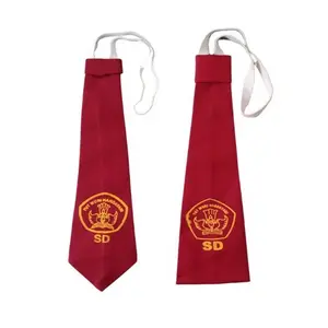Dasi Merah dan Hijau Bordir Seragam Sekolah SD/MI Kelas 1-6 Sd
