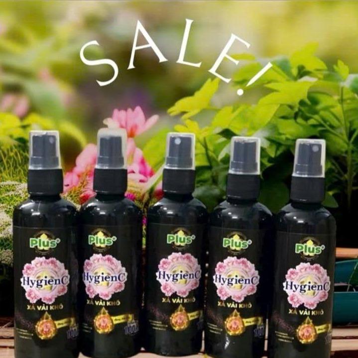 ComBo 5 Chai Xịt Nước xả vải khô HygienC 100ml Làm Sạch