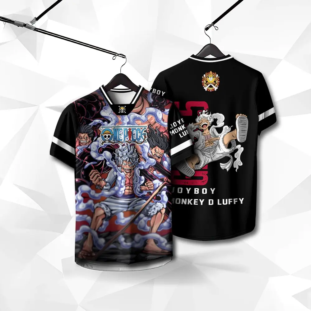 Viral Retro Collar Jersey One Piece Luffy Retro Collar Jersey Selek Dragon Japanese Retro Shirt Viral Collared Raya Shirt Retro Collar Oversize Jersey