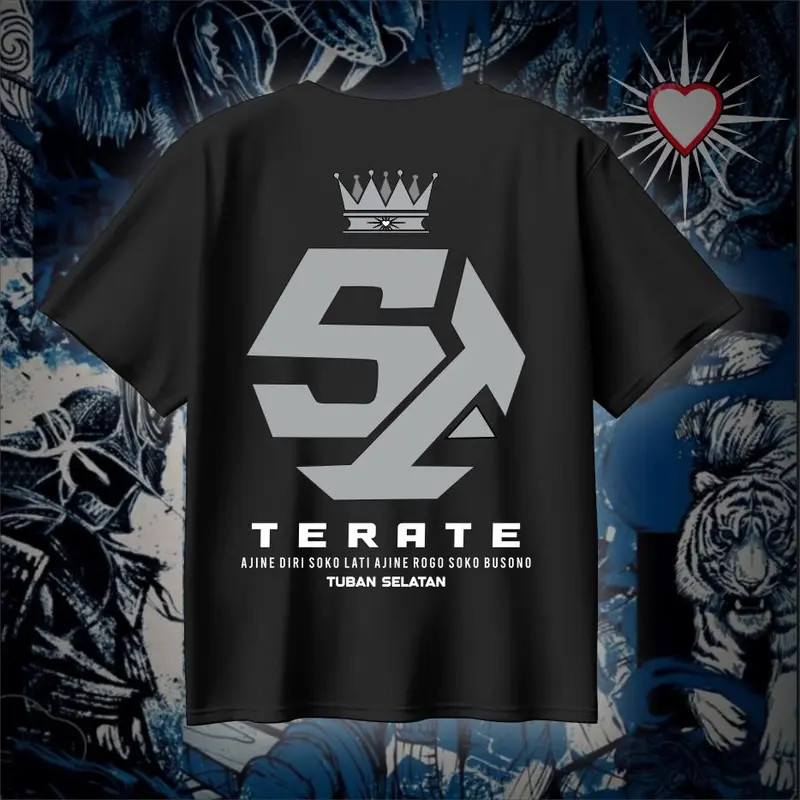 KAOS T-SHIRT SH TERATE 22  Cotton Combed 24s Premium.Desain Simpel Elegant 2