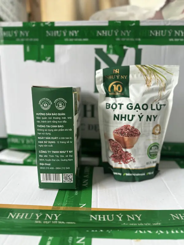 Bột gạo lứt Như Ý Ny gói 800g gạo lứt, hạt sen , đậu đen , quinoa 4
