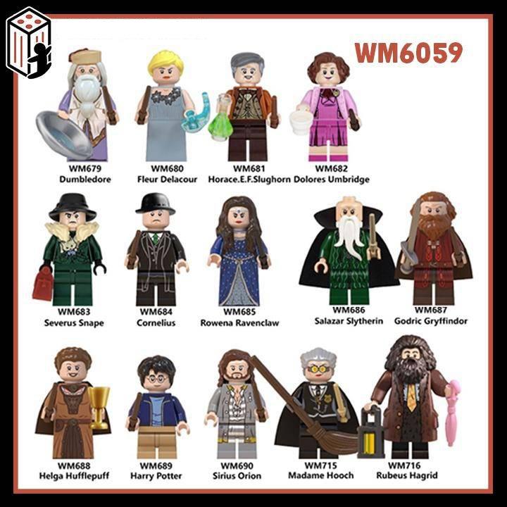 Mô hình đồ chơi lắp ráp Phù Thủy Harry Potter Minifigures Nhân vật mô hình phim Hogwarts WM6059