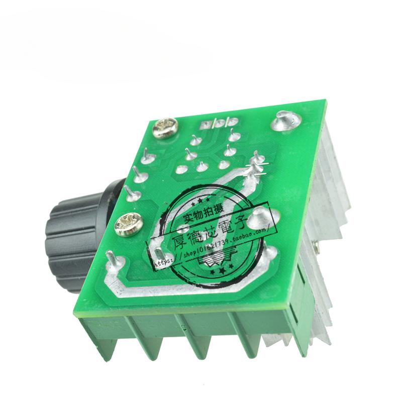 Product Introduction of 10PCS 2000W thyristor governor motor 220V high power electronic voltage regulator dimming speed regulation temperature regulation 16