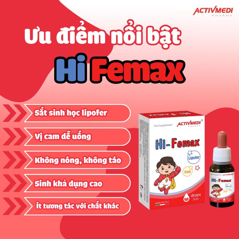 Hi Femax bổ sung sắt sinh học giúp tạo hồng cầu, giảm nguy cơ thiếu máu 4
