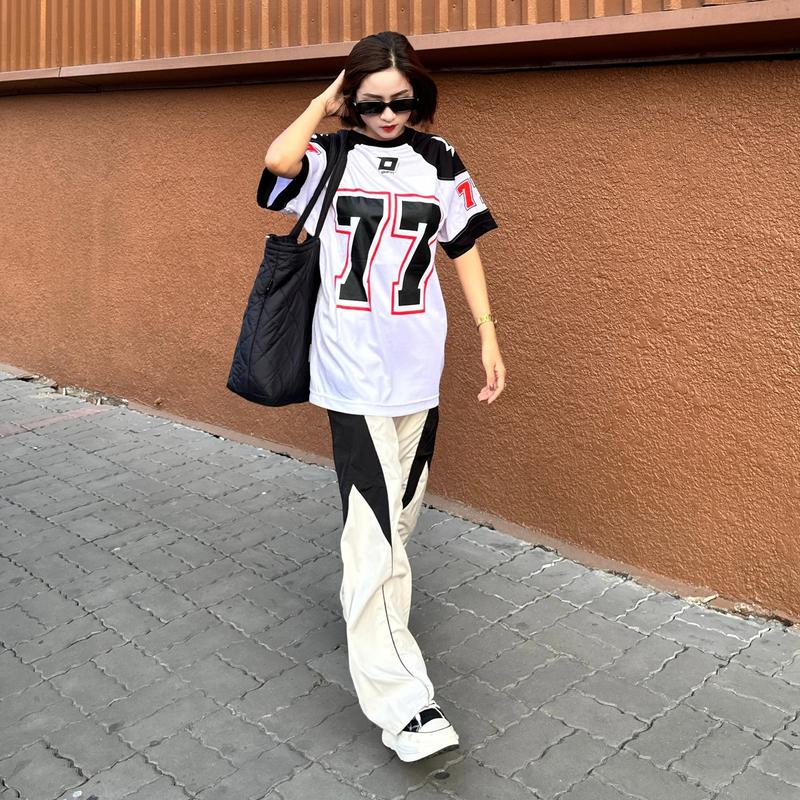 OF41 Áo Thun Local Brand OUFITI Áo Thể Thao Nam Nữ Unisex Form Rộng Chất Cotton Menswear Top Sport Tập Thể Dục Tập Gym Cổ Tròn 4