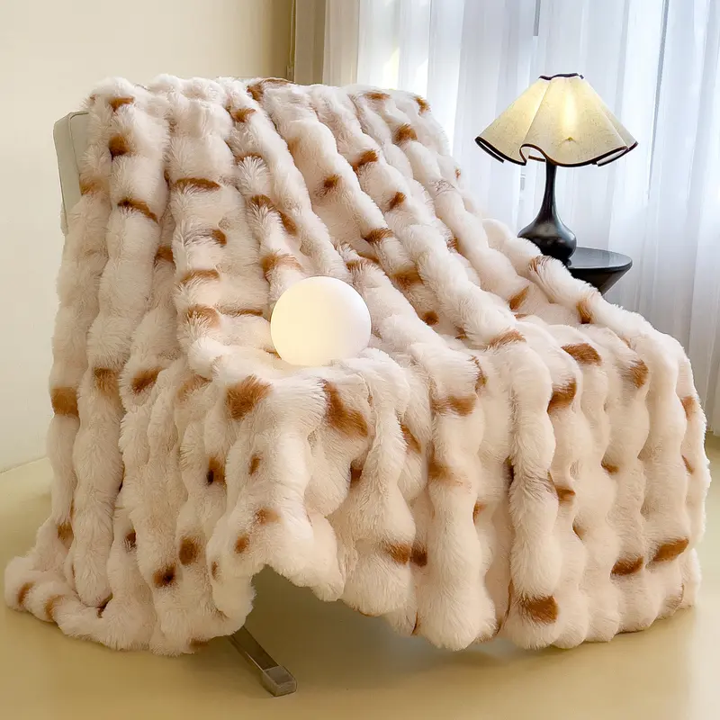 Soft Warm Blanket, 1 Count Comfortable Throw Blanket, Warm Napping Blanket for Home Office Travel Camping School Dormitory 3