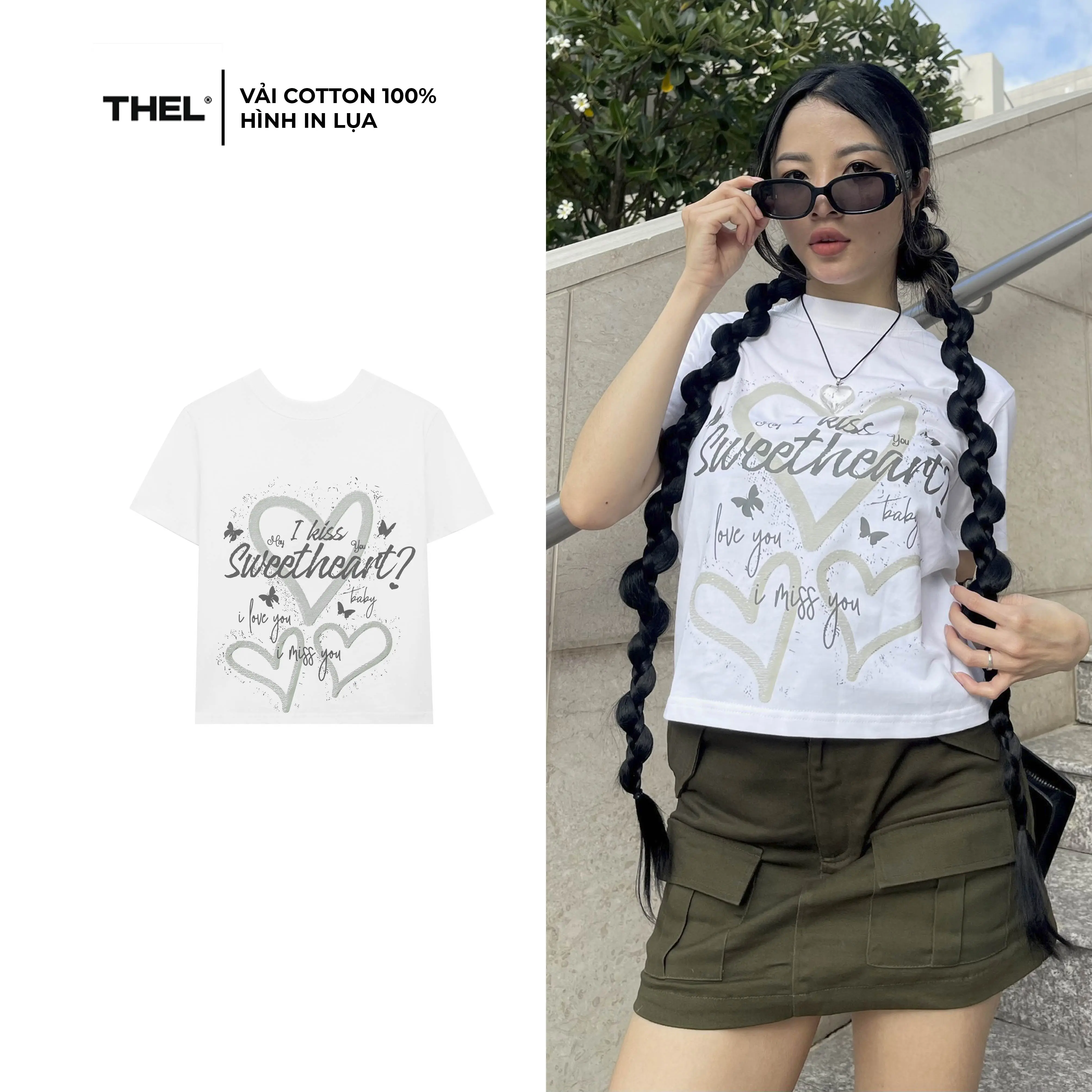 Áo thun Baby Tee Sweet Heart