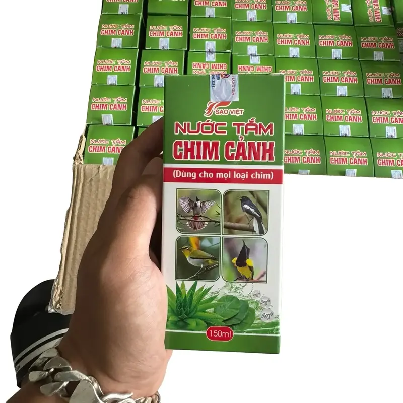 Nước Tắm Thảo Mộc, Nano Bạc dùng cho chim cảnh thương hiệu Sao Việt 2