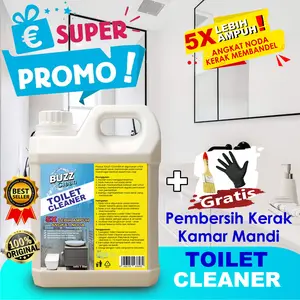 BUZZCLEAN Pembersih Kerak Kamar Mandi Lantai Dinding Kamar Mandi WC Porselen Wastafel Kerak Kaca