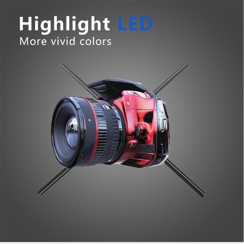 65CM Hologram Projector 1152Pcs/768pcs LED WIFI hologram 3D holographic projector Fan Display Holographic Fan Advertising Light - Image 3