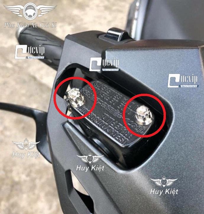   Giá 1 Con  Ốc Salaya Inox 304 4Li Ren Nhiễn Đầu Trụ D3 Sao Xéo Sao Nhọn Phay Thái Gắn Nắp Dầu Mọi Loại Xe MS5354 