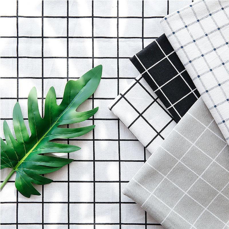 Vải caro chụp ảnh sản phẩm - Vải canvas làm khăn trải bàn trang trí