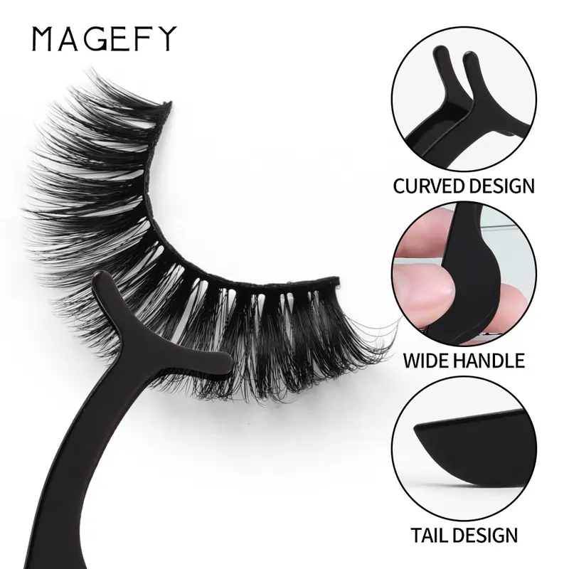 MAGEFY Pinset Bulu Mata Hitam（MAG5485H） 2
