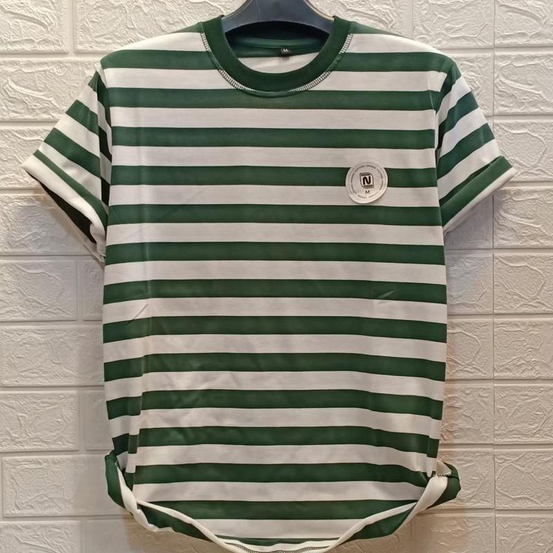 VD - Baju kaos salur terbaru / kaos pria lengan pendek/ kaos belang unisex / kaos oversize bisa cod kain nyaman distro pendek lembut combed Atasan Cowok Keren Motif Hitam Motif Hitam Motif Hitam Dewasa Katun Polos 1