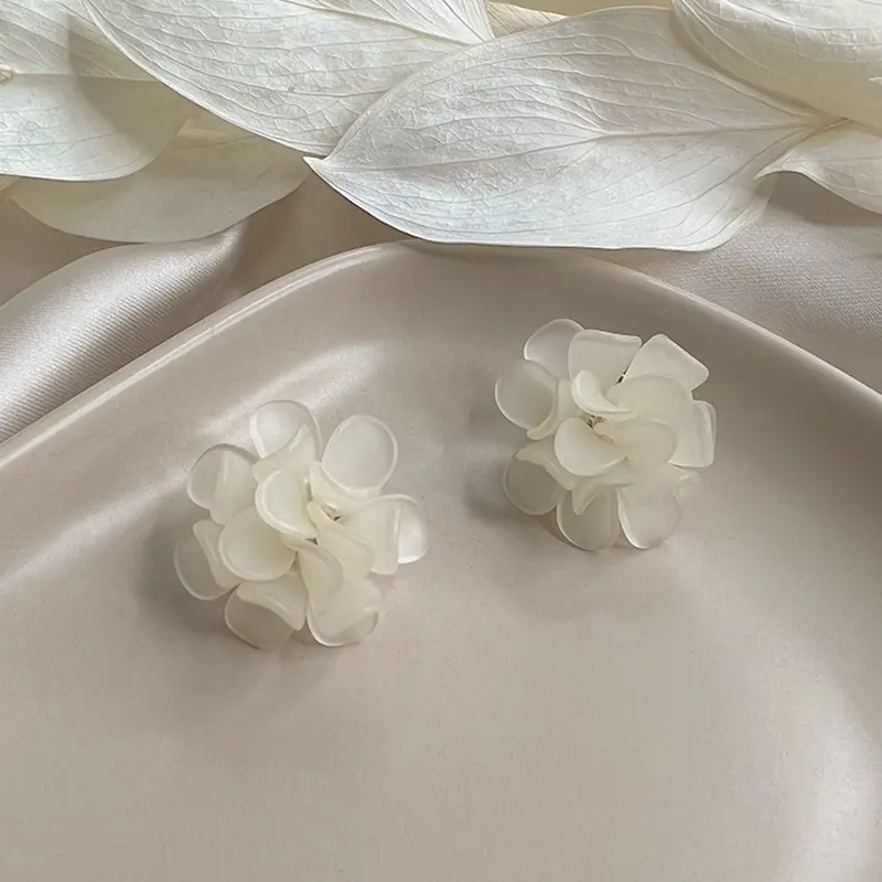 Mamoma.Things - Anting Tusuk Bunga Kelopak Tumpuk Korean Look [Alena] 2