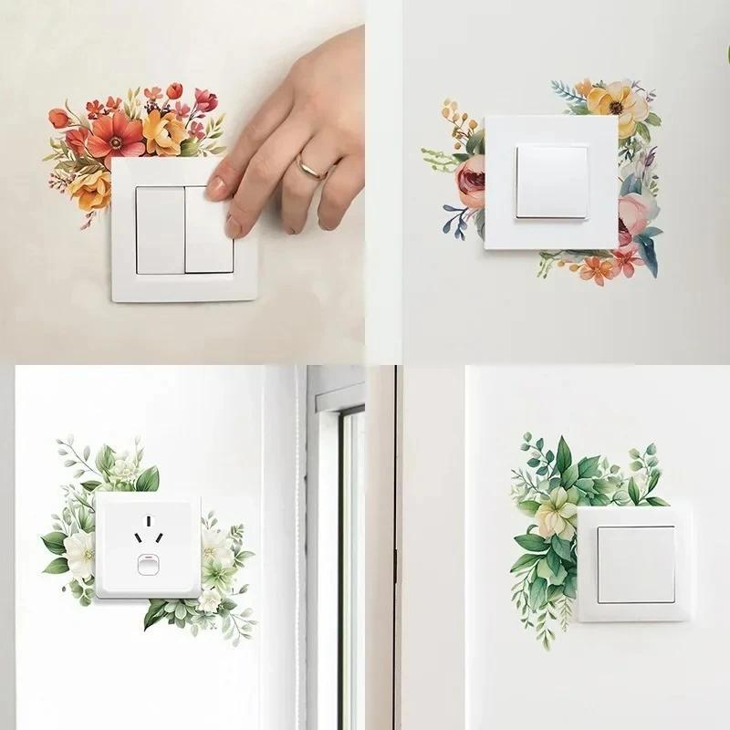 PVC Flower Switch Stickers: Worth It Over Painted Covers?