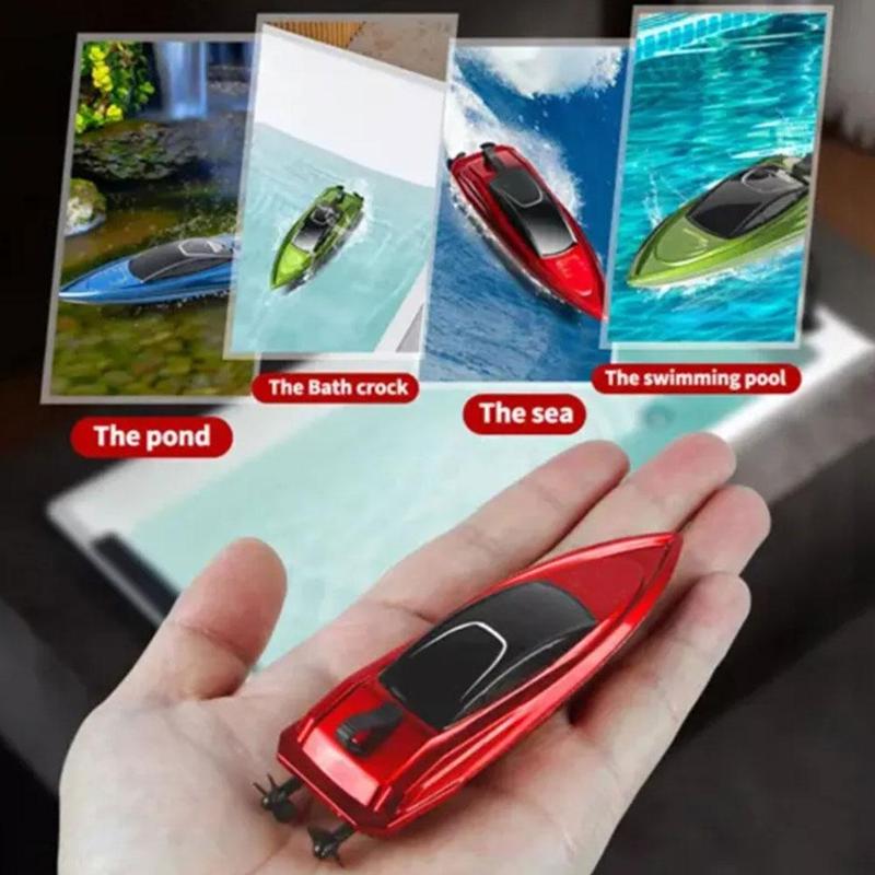 Product Introduction of Remote Control Ship Rc Boat Pool Toy LED Light Waterproof Control High Control Boat Speed Party A8A2 40