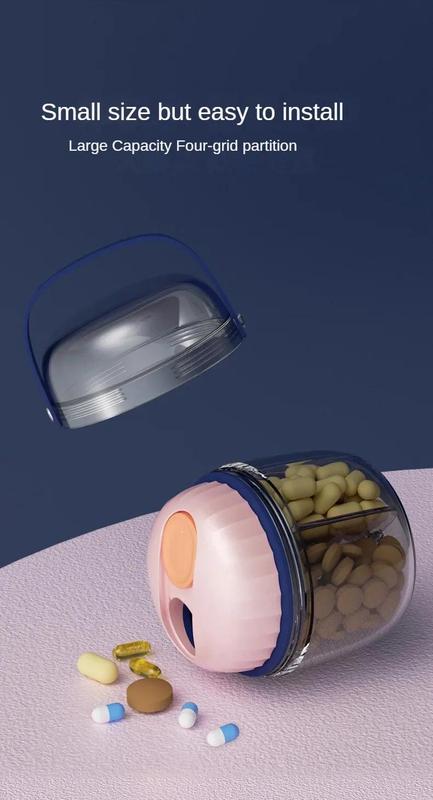 Product Introduction of Pocket Pill Organizer Waterproof Pill Box Portable Medicine Holder for Travel Vitamin Holder Container Medicine Storage Box 8