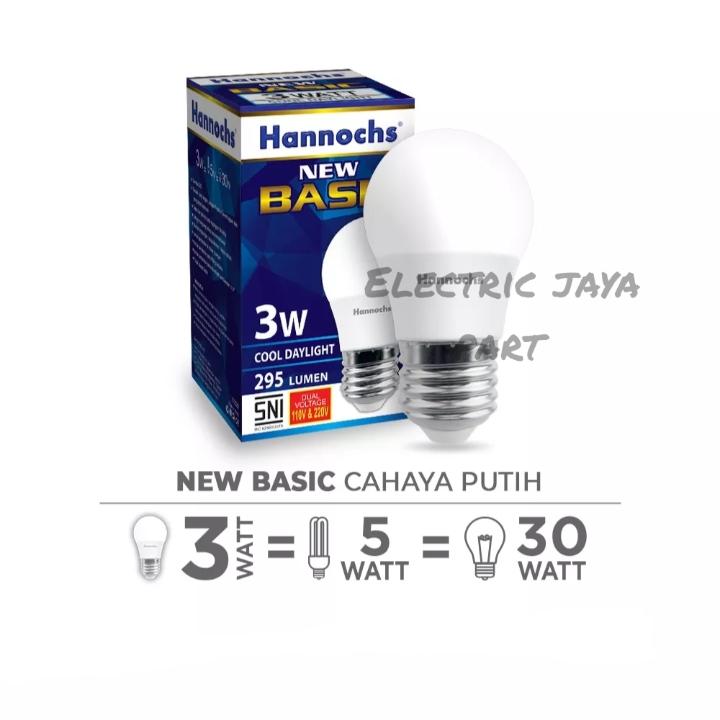 Hannochs Lampu LED New Basic 3 Watt / Led Hannochs 3 Watt 1