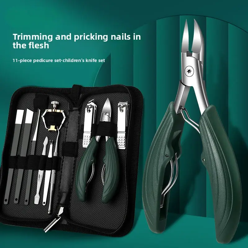 Professional Pedicure Set for Ingrown Toenail Care |   Painless Eagle Beak Nail Clipper Kit with Precision Knife |   BUY 1 GET 1