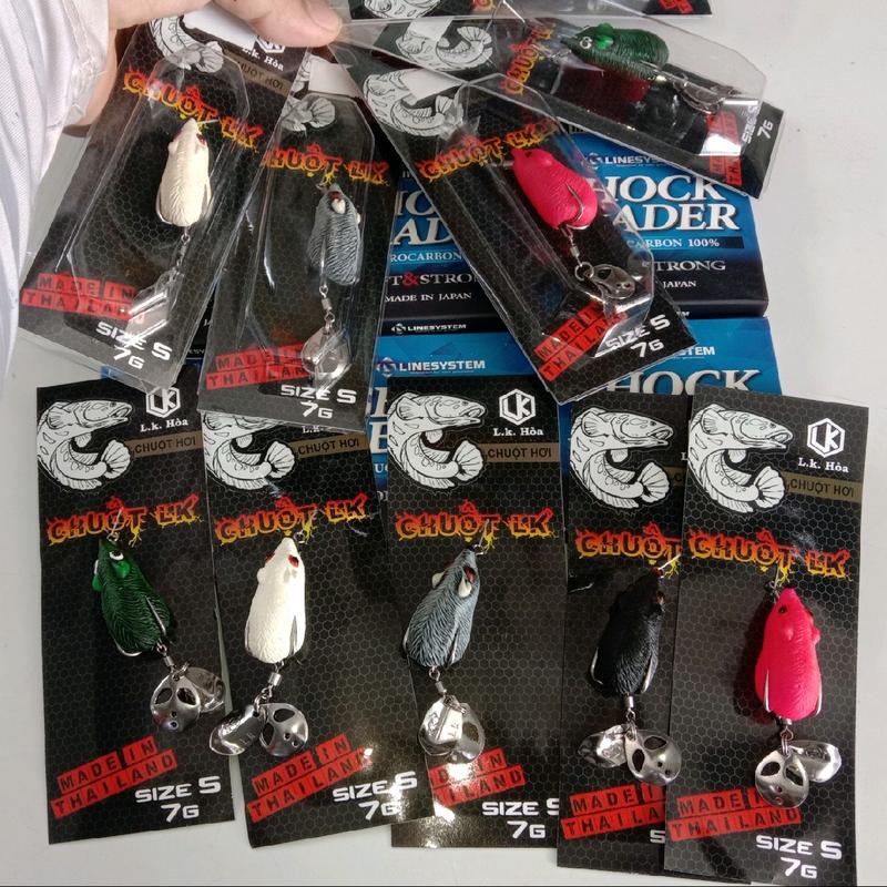 lk hoà chuột lk câu lure cá lóc giải thưởng ô tô chuột mini 7g