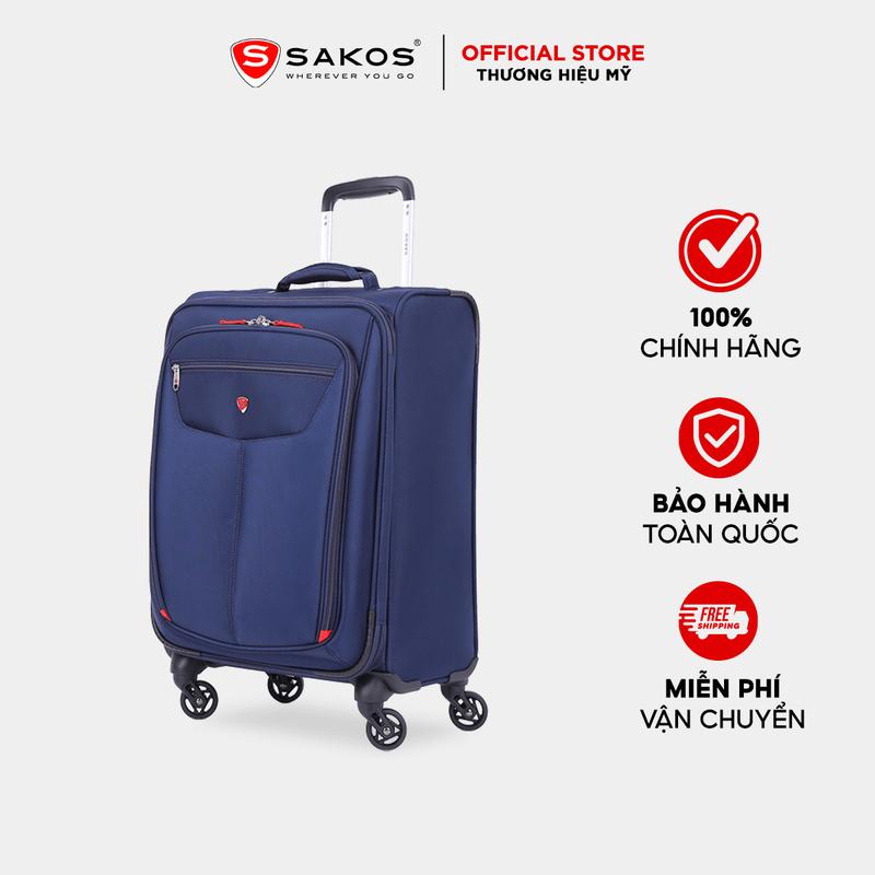 Vali Kéo Vải Du Lịch SAKOS  WINNER 5 - Size S (20inch)/ Xách Tay (Cabin) - Khóa TSA - Chống Thấm, Trượt Nước