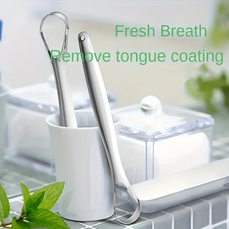 Dụng Cụ Cạo Lưỡi Chăm Sóc Cá Nhân, Hơi Thở Tươi Mới, Dành Cho Người Lớn, Làm Bằng Thép Không Gỉ, Dụng Cụ Làm Sạch Lưỡi, Loại Bỏ Hơi Thở Có Mùi, Dụng Cụ Cạo Răng Trong Suốt, Dụng Cụ Làm Sạch Răng Miệng, Chăm Sóc Răng Miệng 8