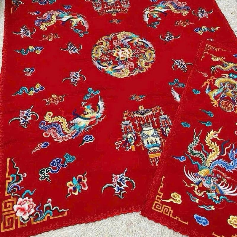 Khăn phủ diện + khăn tấu hương 0