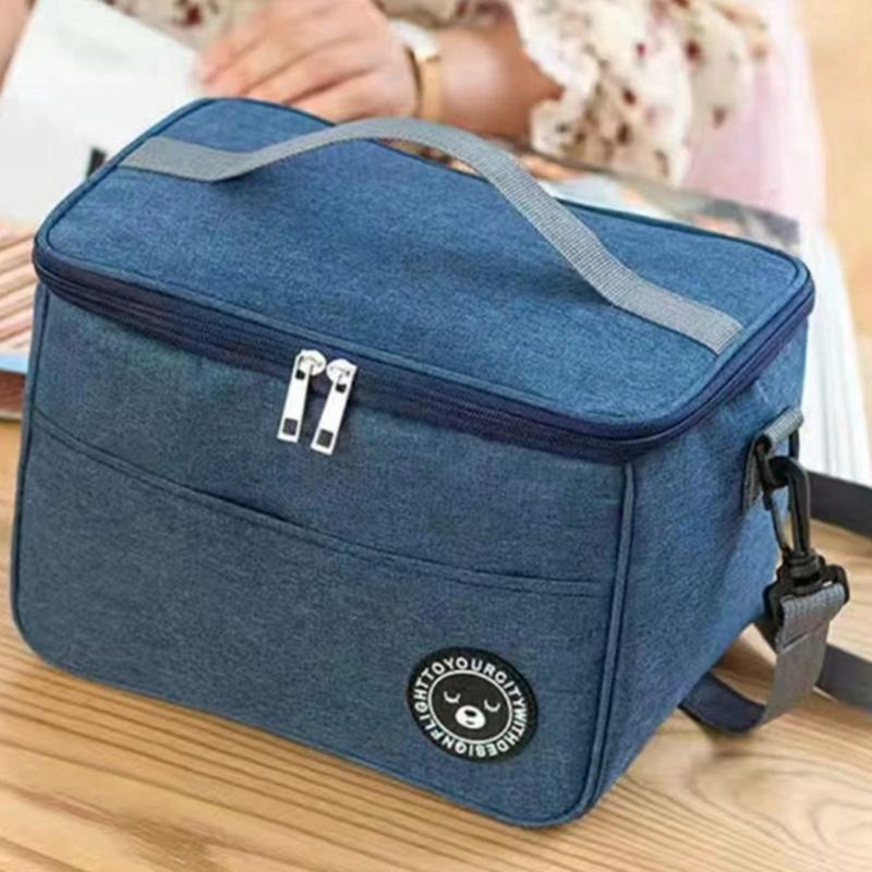 Product Introduction of Túi cách nhiệt, chất liệu vải Oxford mới, không thấm nước, thích hợp cho dã ngoại ngoài trời, túi đá, có Dây Đeo 18