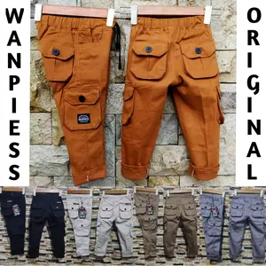 Celana Cargo Anak Umur 1-13 Tahun | KAIN TWILL STRECTH PREMIUM Celana Cargo Anak Umur 1-13 Tahun | KAIN TWILL STRECTH PREMIUM