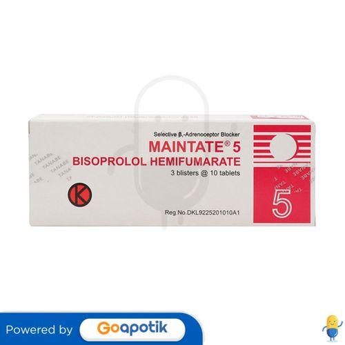 Gambar MAINTATE 5 MG BOX 30 TABLET dari Apotek Dande Farma by GoApotik Kota Surabaya Tokopedia