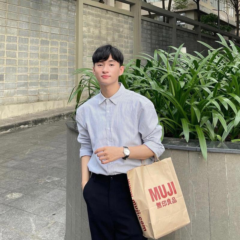 [DEAL HÈ 2025] Áo sơ mi Eco Oxford nam, nữ tay dài chất vải phiên bản Eco, trẻ trung, thanh lịch, thoả mái 4