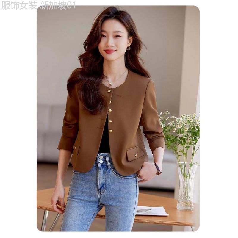 Product Introduction of Tree page  This Year's Popular Small Fragrant Style Short Coats And Shirts For Women 2024 Autumn New French Lady Temperament Suit Tops 31