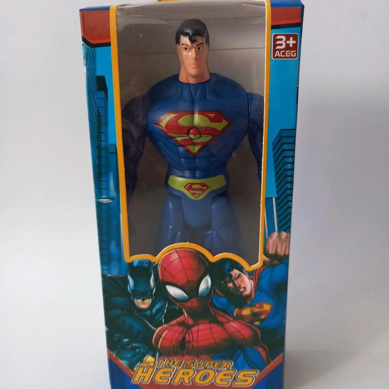 ACTION FIGURE SUPERHERO SUPERMAN, SPIDERMAN, BATMAN 3