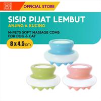 Gambar M-Pets Soft Massage Comb -  Coarse Teeth / Sisir Pijat Anjing Kucing dari M-Pets Volk Pets Indonesia Kota Tangerang 1 Tokopedia