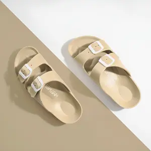 Sendal Sandal Cewek Wanita 2 Strap Anti Licin Anti Slip Kekinian Tanpa Hak Sendal Cewek