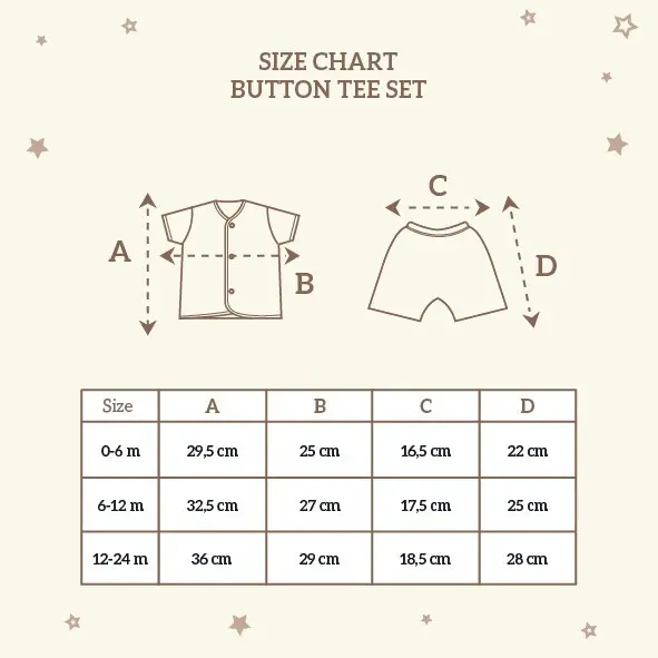 Little Palmerhaus Button Tee Short Sleeve - Setelan Bayi 1