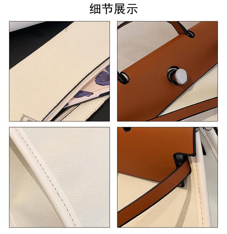 Product Introduction of Summer Women's Shoulder Bag Women's Bag Cross-Border Pu Niche Black High-Grade Tote Bag Messenger Bag Popular Bag 21
