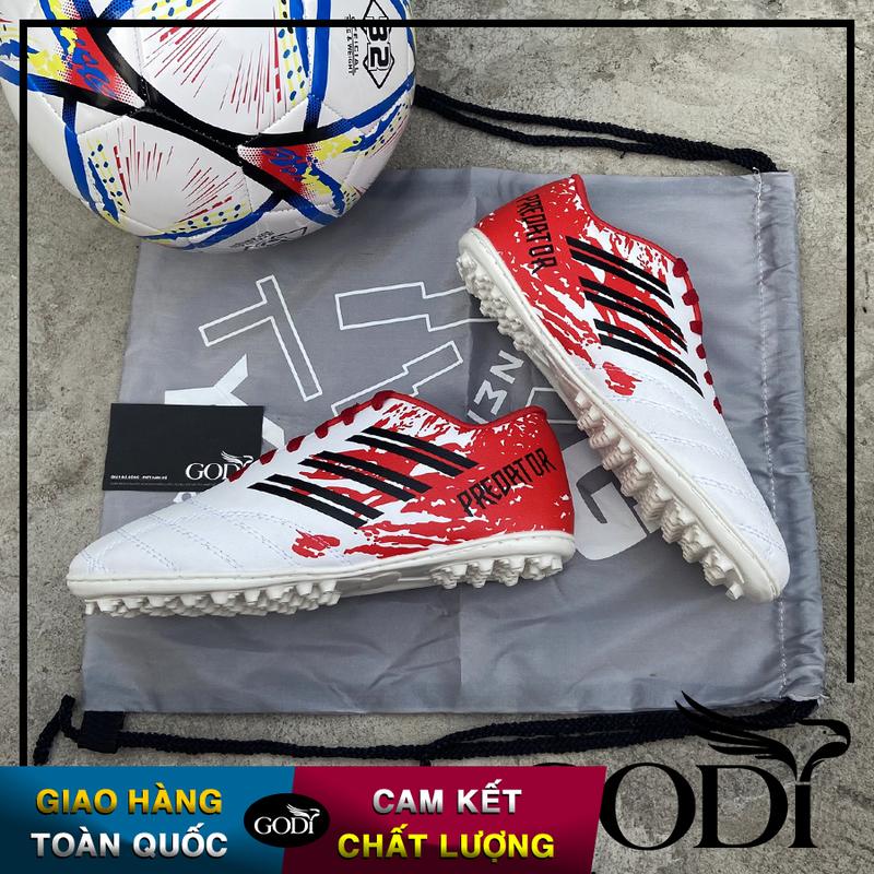 Giày đá bóng size 35-36-37-38 đến 44, Giày đá banh nam nữ con gái trẻ em bé trai rẻ đẹp màu trắng đỏ size 36 số 37 cở 38 1