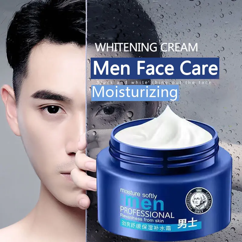 2024Face whitening cream for men Facial moisturizing Moisture softly for men Professional moisturizing cream Enriched with aloe vera extract Hyaluronic acid Improve dry skin Shrinks pores Skincare Comfort Moisturizer Skin Repair