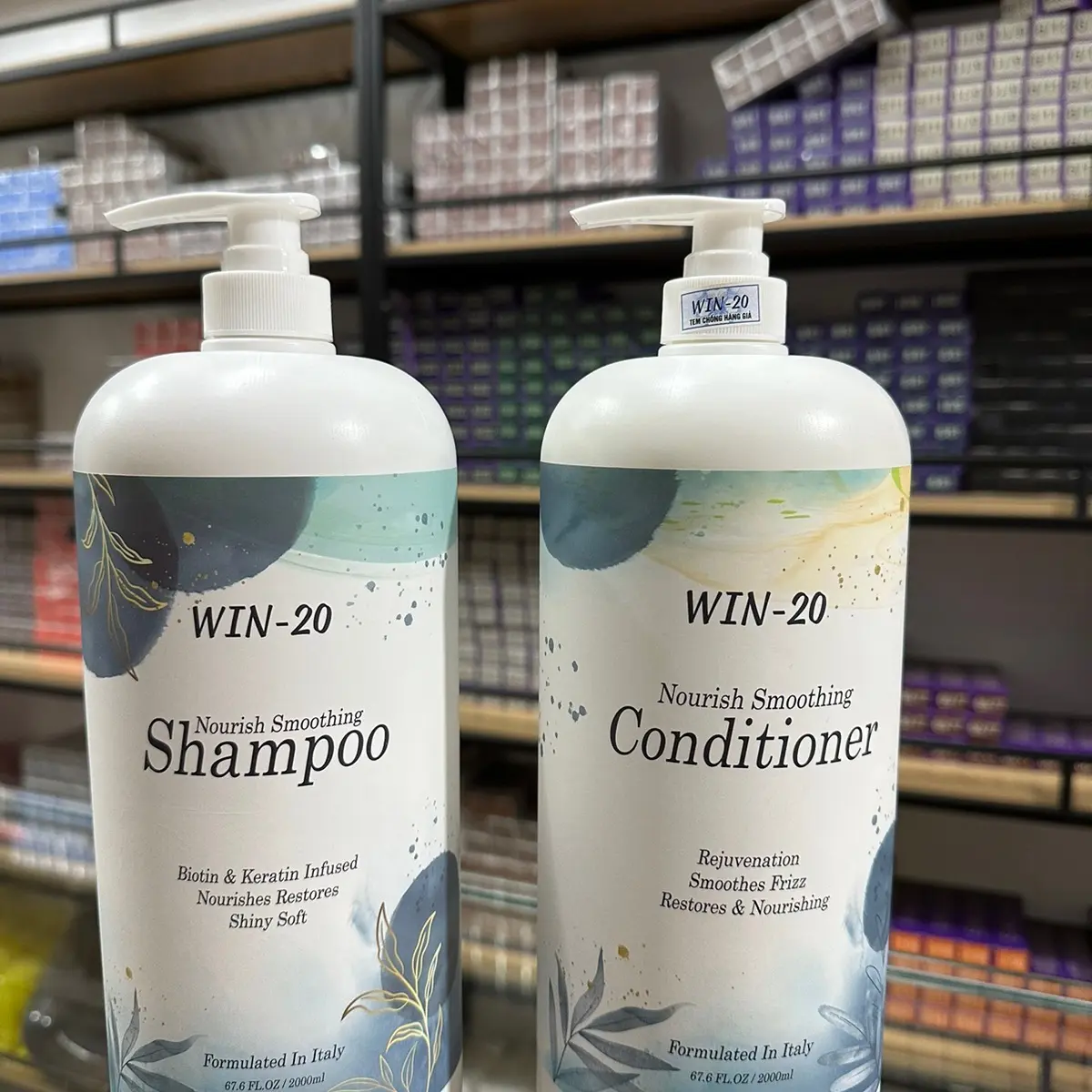dầu gội Win-20 2000ml mềm mượt - Phục hồi tóc hư tổn
