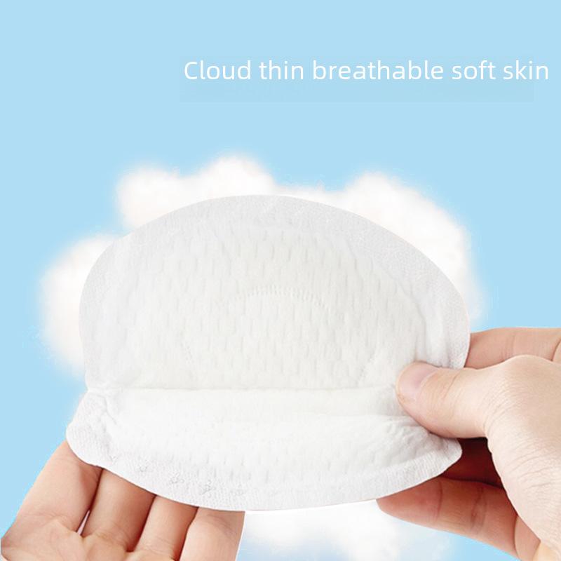 Disposable Anti-Overflow Breast Pad 100 Pieces Breastfeeding Breast Pad Pregnant Women Spill Prevention Breast Pad Soft Breathable Independent Packaging 4