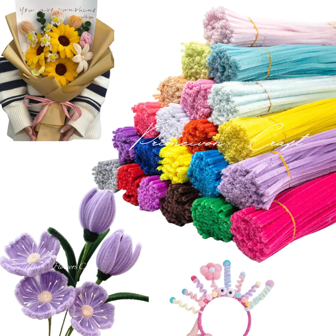 Kawat bulu mercy/ pipe cleaner 100pcs KBL8 Educational