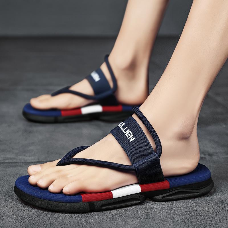 New Men's Sandals Dual-Use Outdoor Casual Beach Shoes Men's Foreign Trade Slippers Men's Platform Non-Slip 0