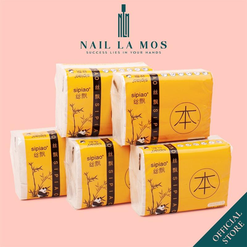 Khăn giấy gấu trúc Sipiao chính hãng làm bột, nặn hoa chuyên dụng (Gói 300 tờ)