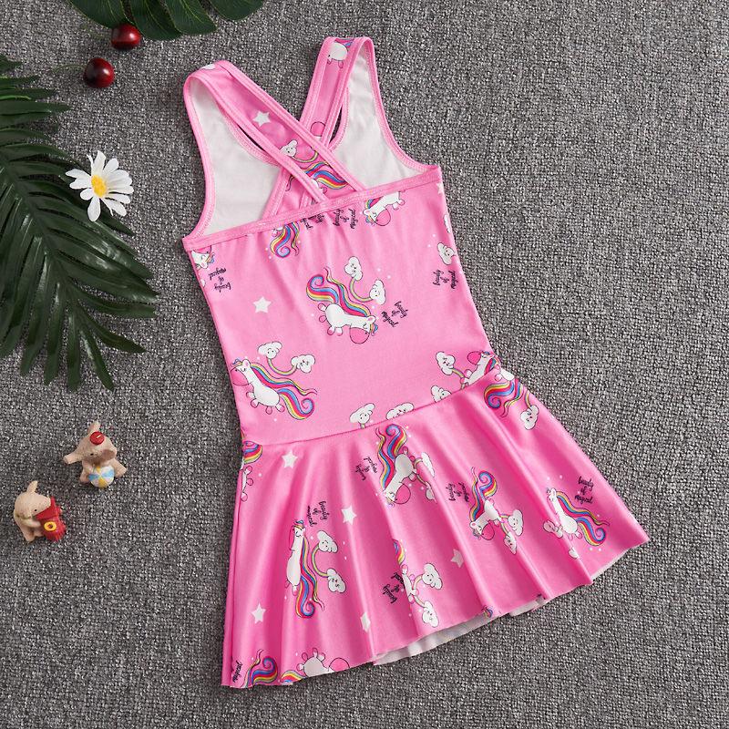 Product Introduction of Snowyprincess Children's Swimsuit Girls' Quick-Drying One-Piece Medium and Big Children 2024 New Girls' Western Style Skirt Swimming Suit 18